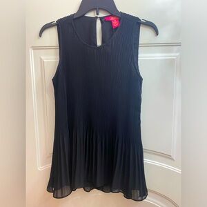 Catherine Malandrino Women Top Blouse, Color-Black, Size-XS.